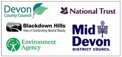 Devon County Council. National Trust. Blackdown Hills Area of Outstanding Natural Beauty. Mid Devon District Council. Environment Agency