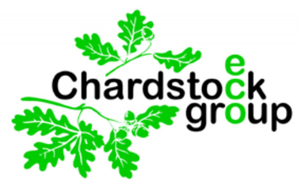 Chardstock eco group logo with oak leaf illustration